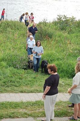 Wir waren am Wasser.